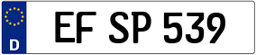 Truck License Plate